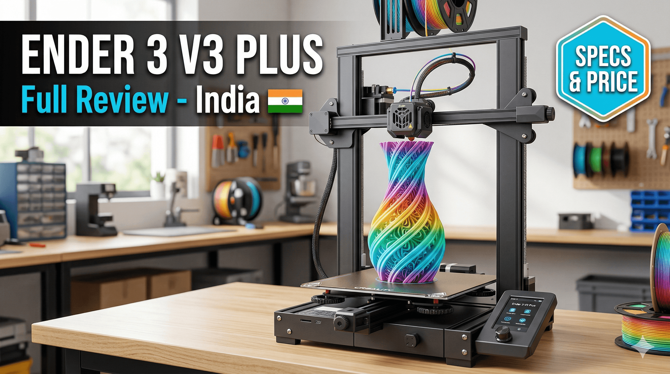 Creality Ender 3 V3 Plus Review: Specs, Price, and India Availability