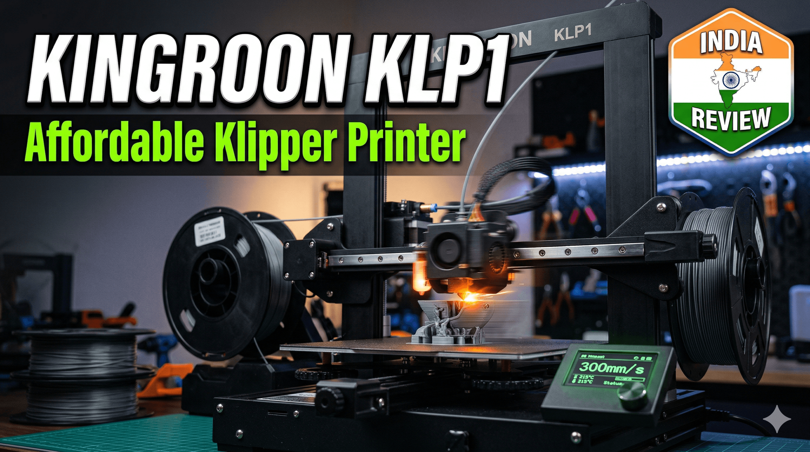 Kingroon KLP1 Review: Affordable Klipper Printer for India