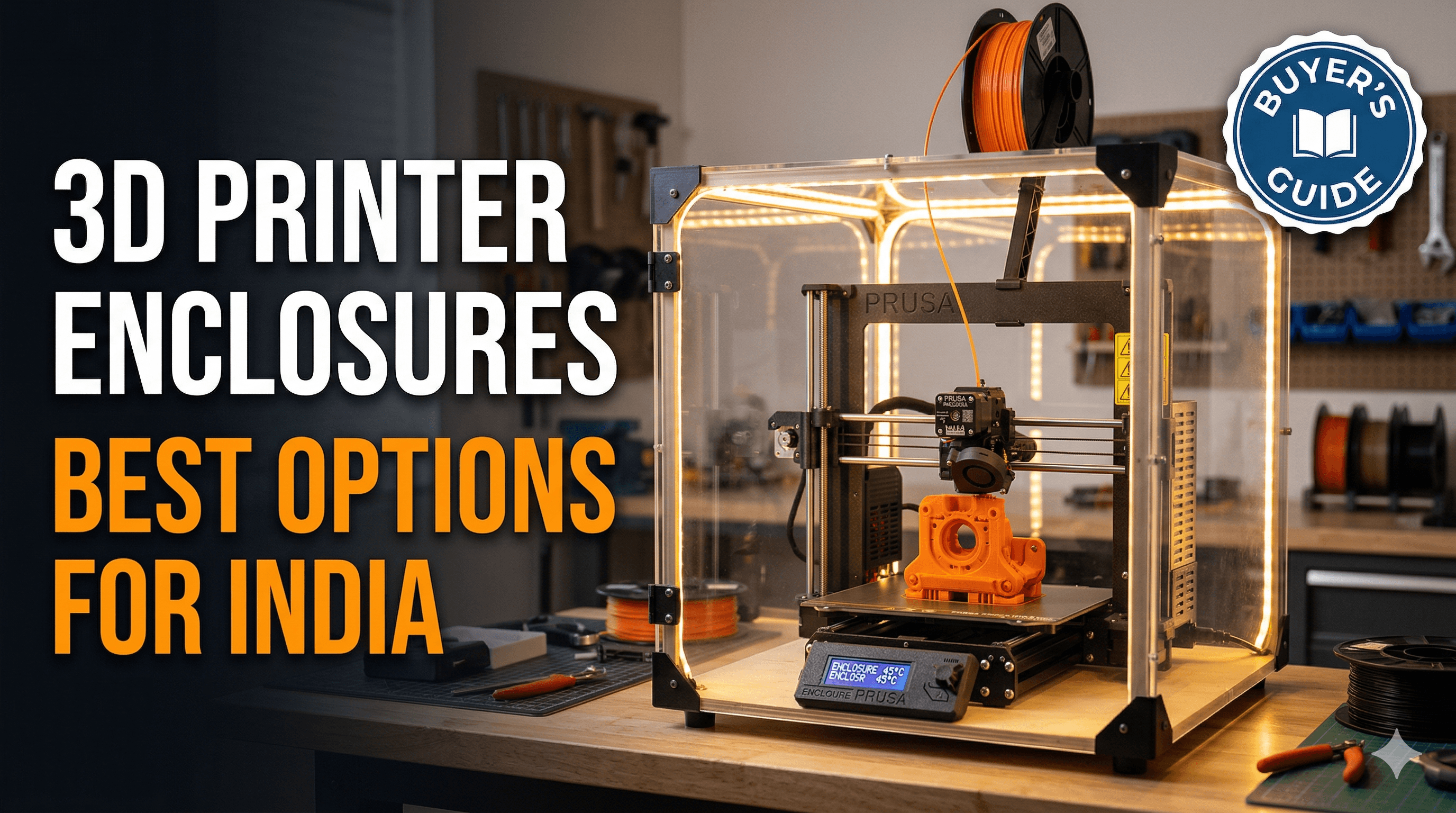 Best Enclosure Options for Open-Frame 3D Printers in India