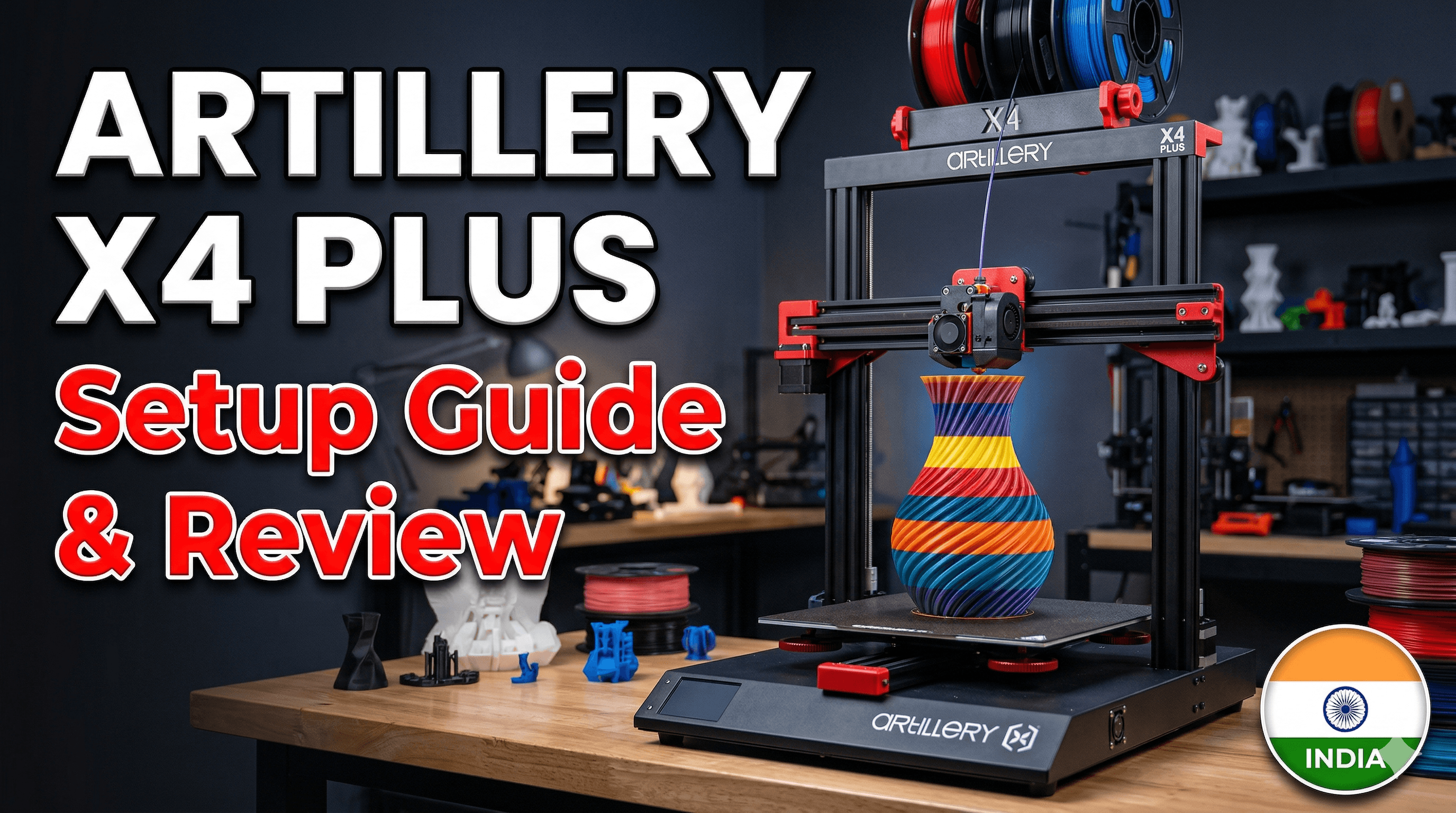 Artillery Sidewinder X4 Plus India Review: Price, Setup, and Print Quality