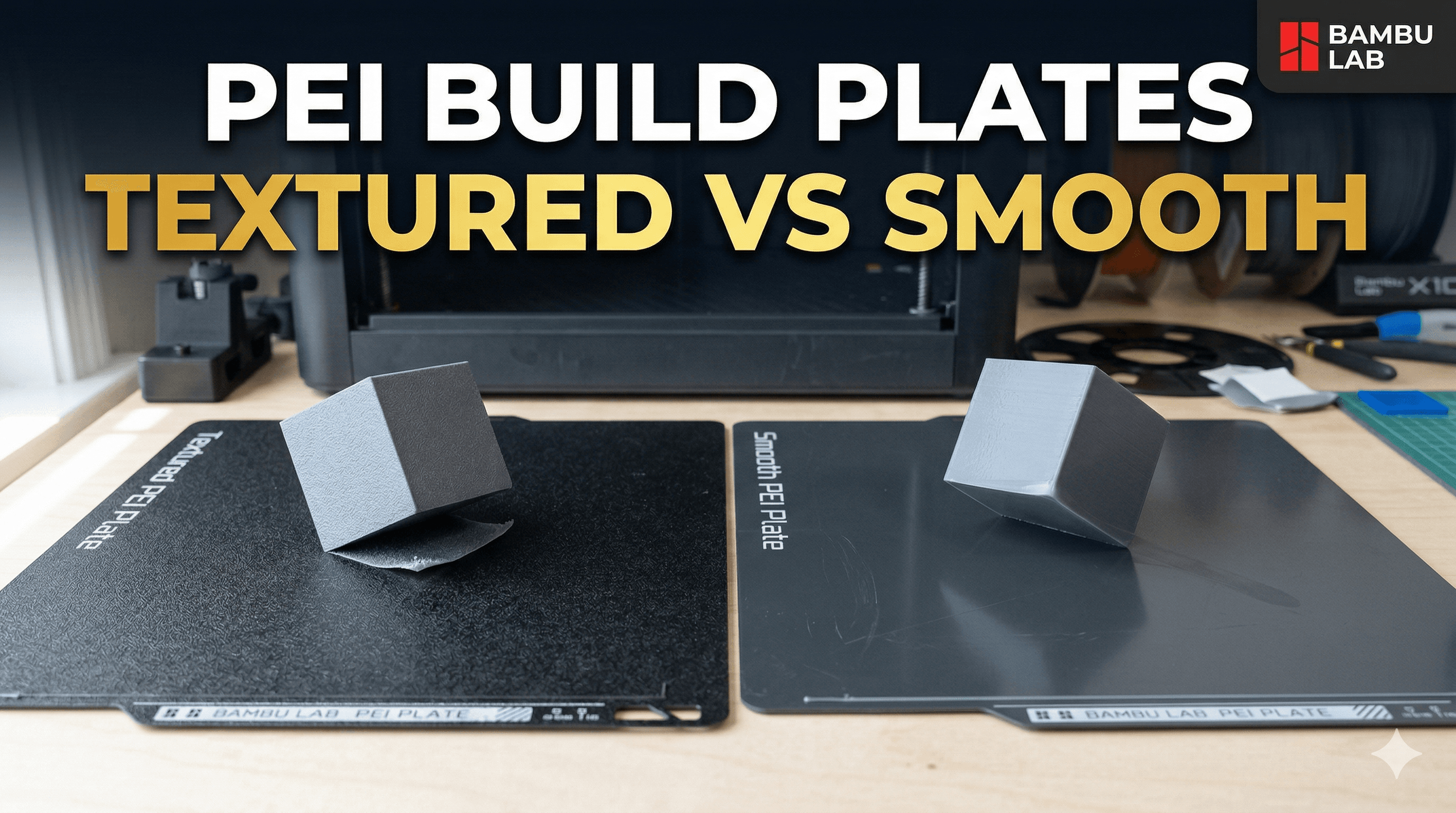 Best PEI Build Plates for Bambu Lab Printers: Textured vs Smooth