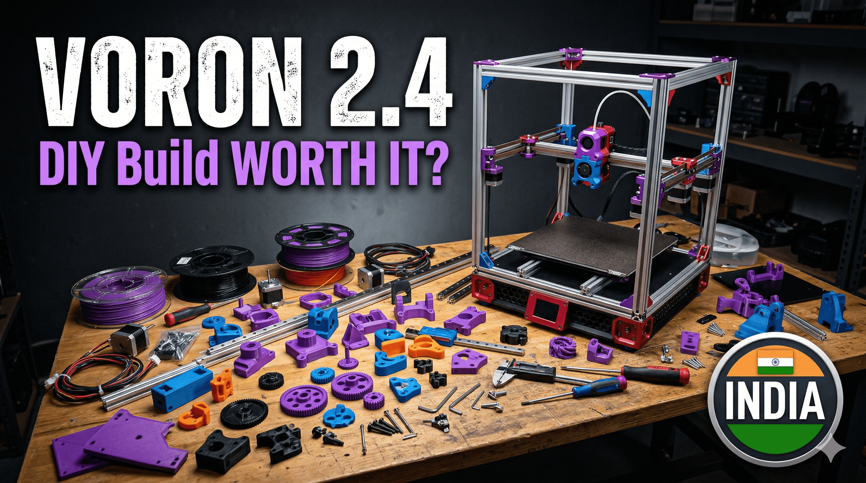Voron 2.4 Build Guide: Is Building Your Own Printer Worth It in India?