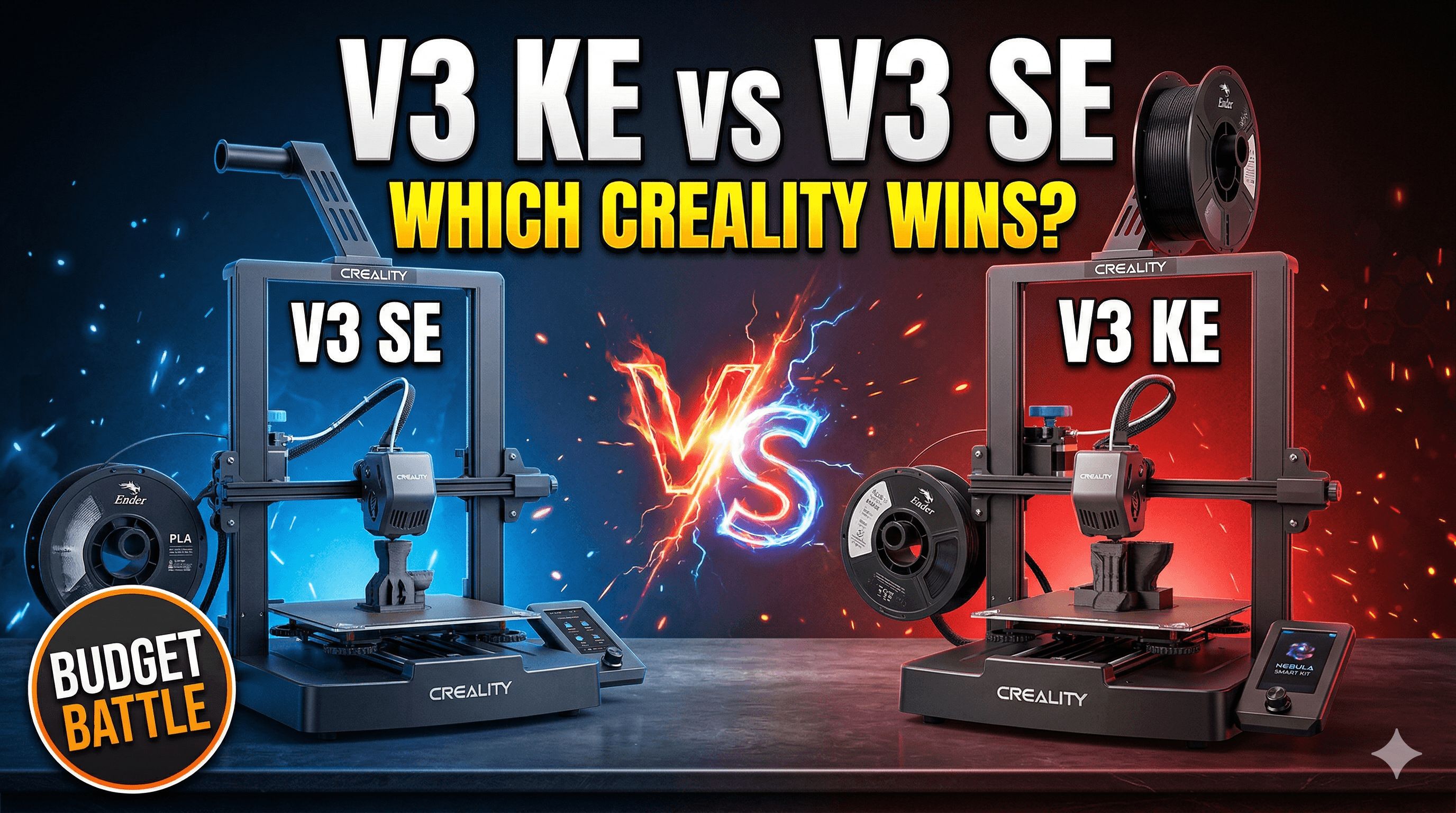 Ender 3 V3 KE vs V3 SE: Which Creality Budget Printer Is Better?