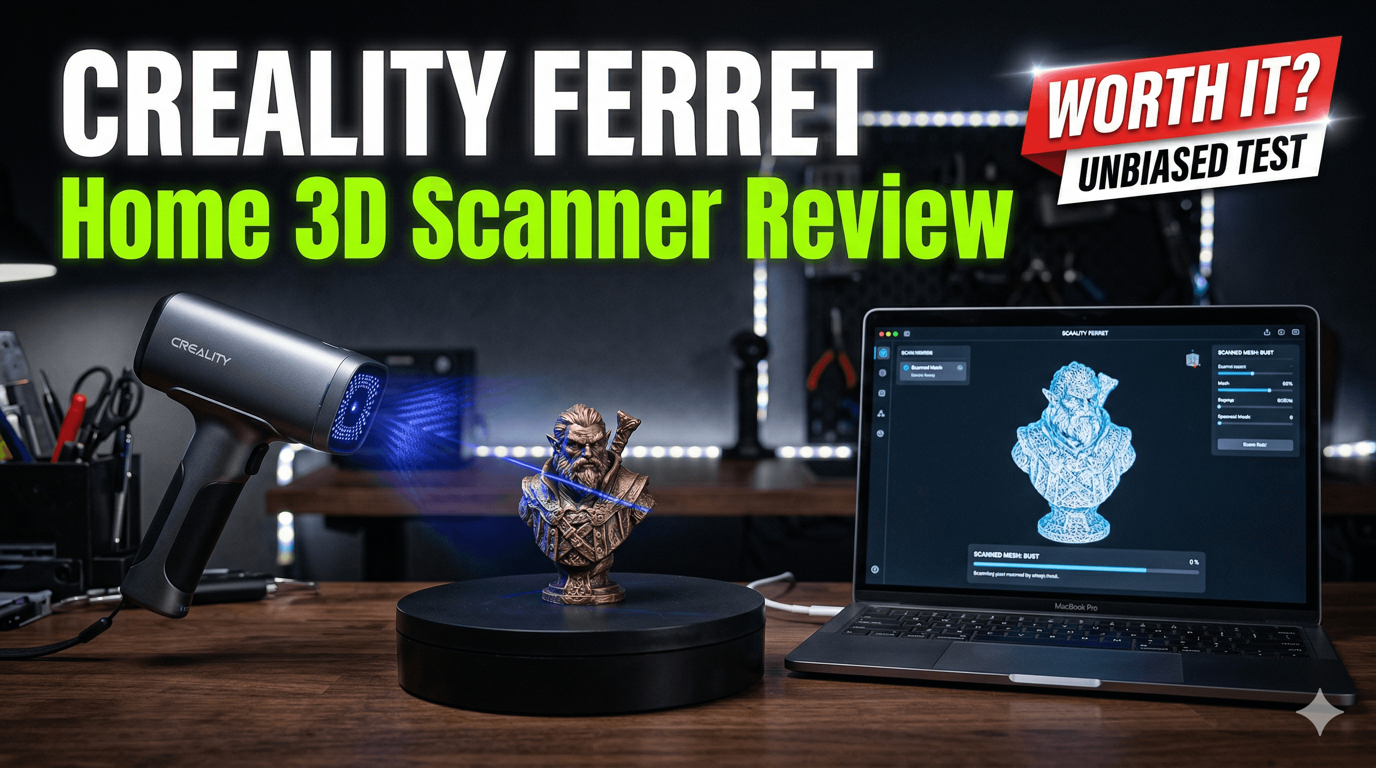 Creality Ferret 3D Scanner Review: Worth It for Home Use?
