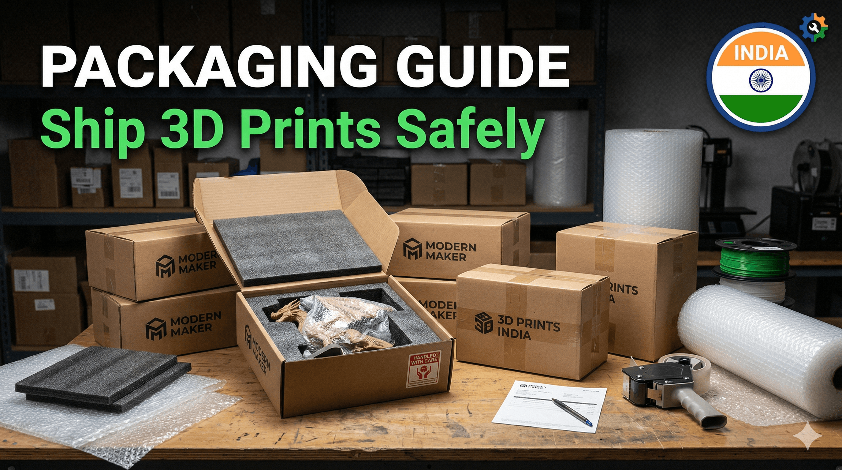 Best Packaging Solutions for Shipping 3D Printed Products in India