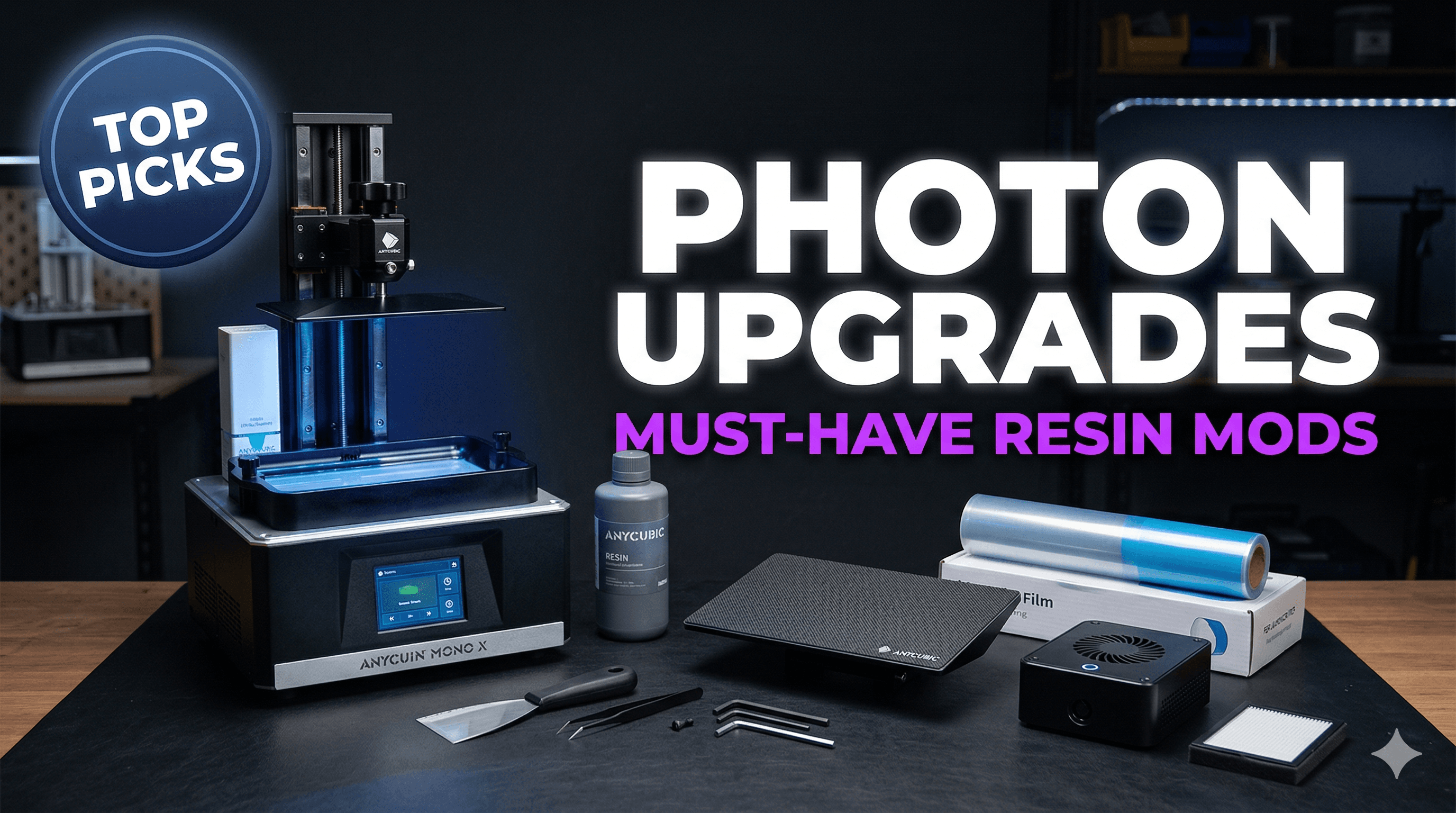 Best Upgrades for Anycubic Photon Resin Printers