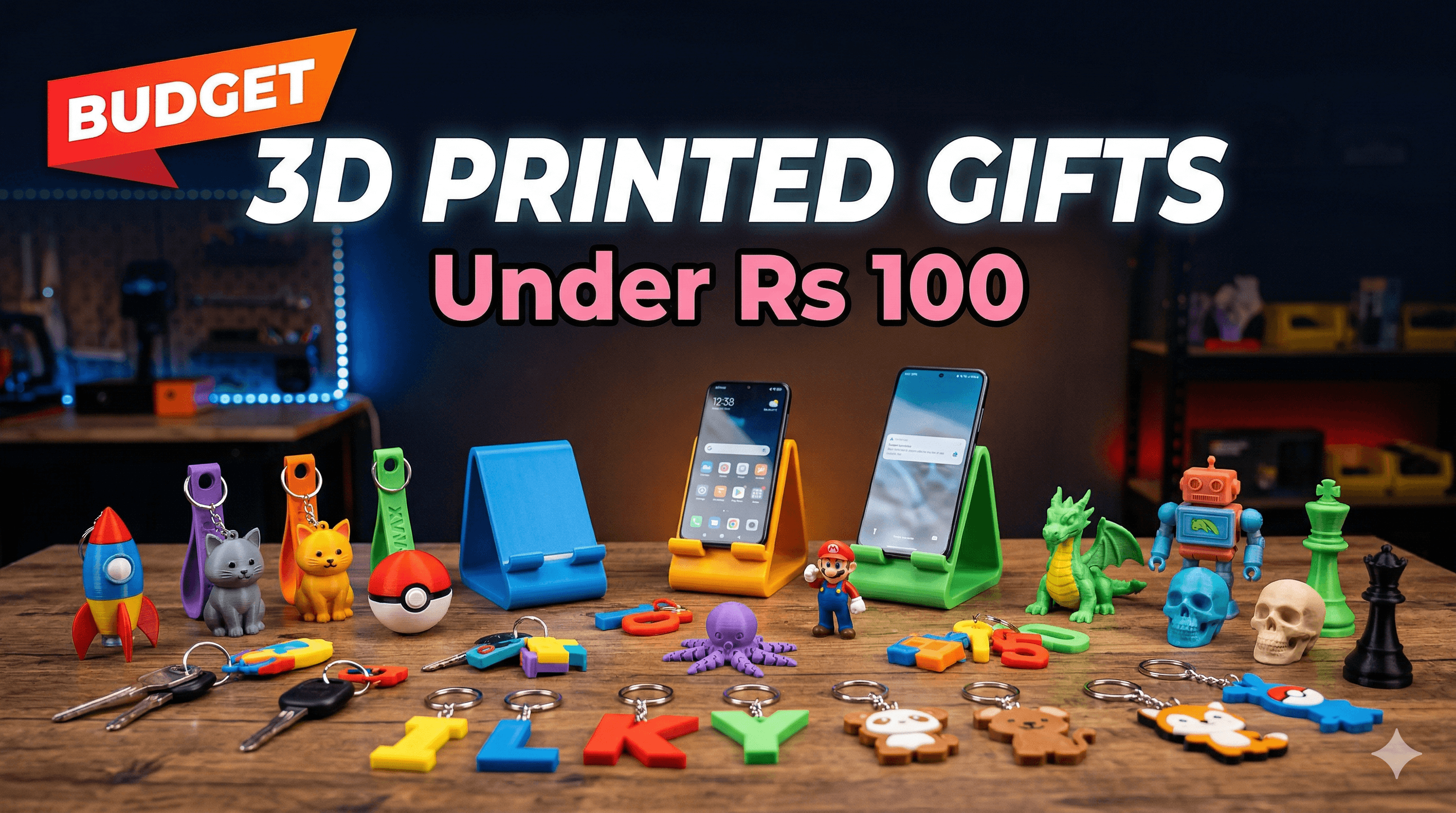 Best 3D Printed Gifts You Can Make for Under Rs 100 in Material