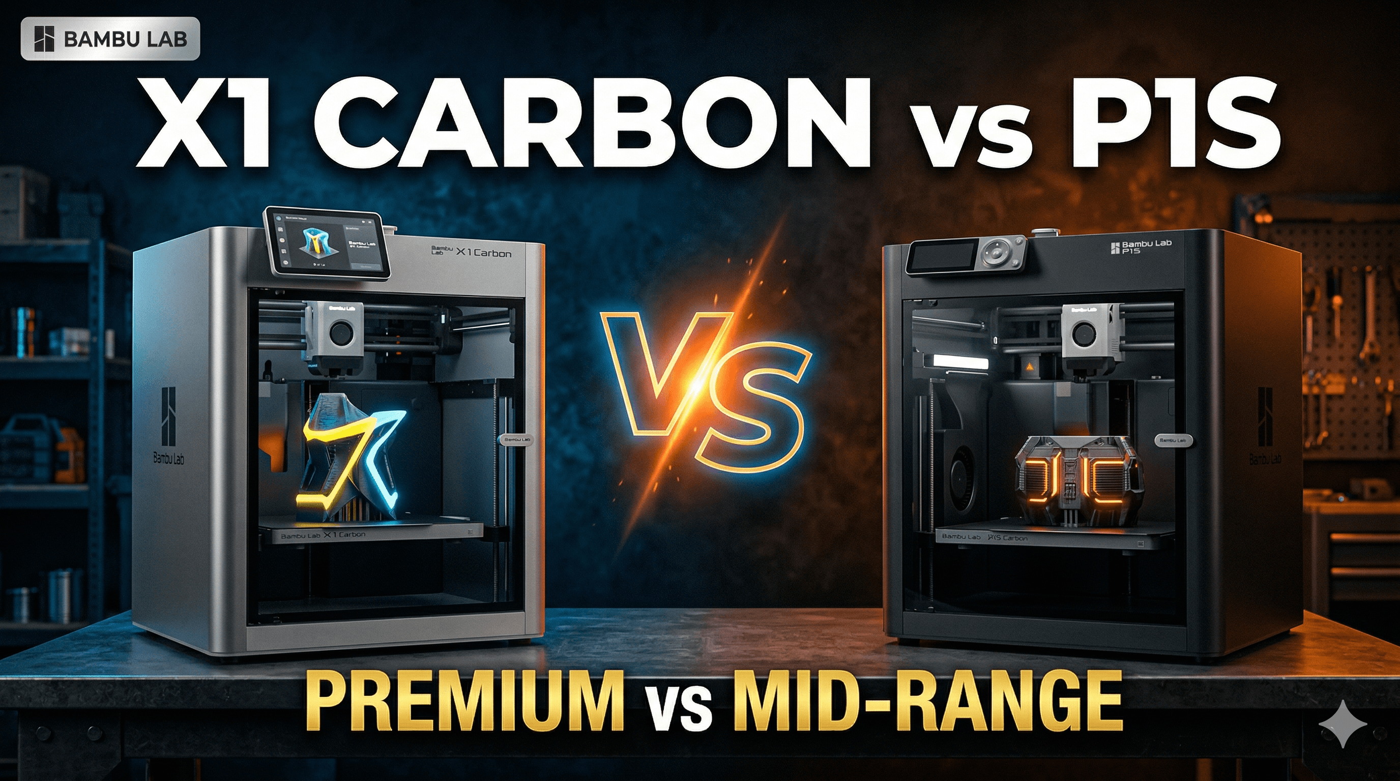 Bambu Lab X1 Carbon vs P1S Is the Upgrade Worth Rs 40000 More