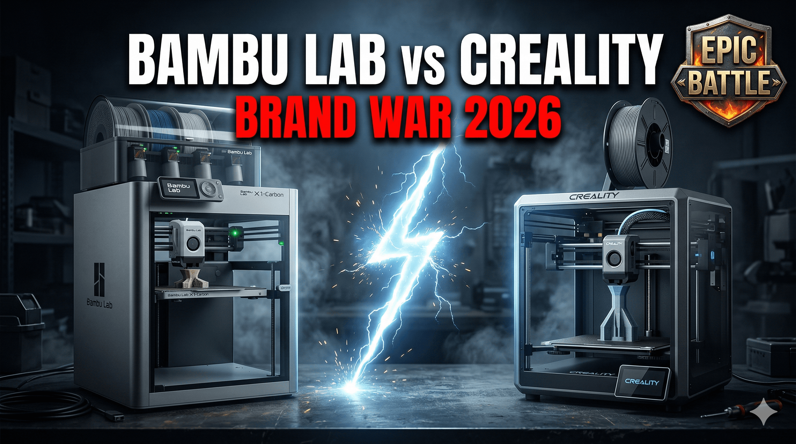 Bambu Lab vs Creality: The 3D Printer War Explained