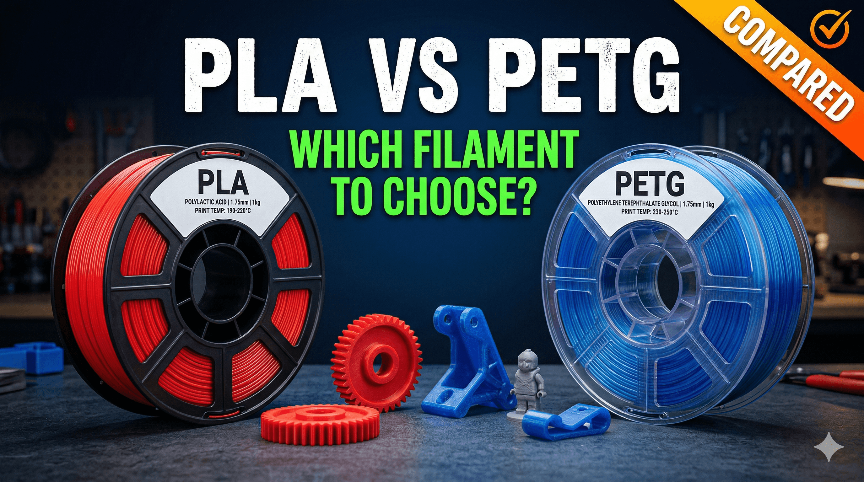 PLA vs PETG: Which Filament Should You Use and When?