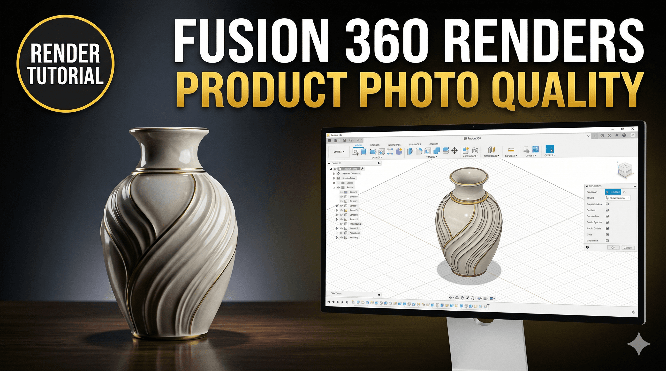 Fusion 360 Render Tutorial: Create Professional Product Photos of Your Designs