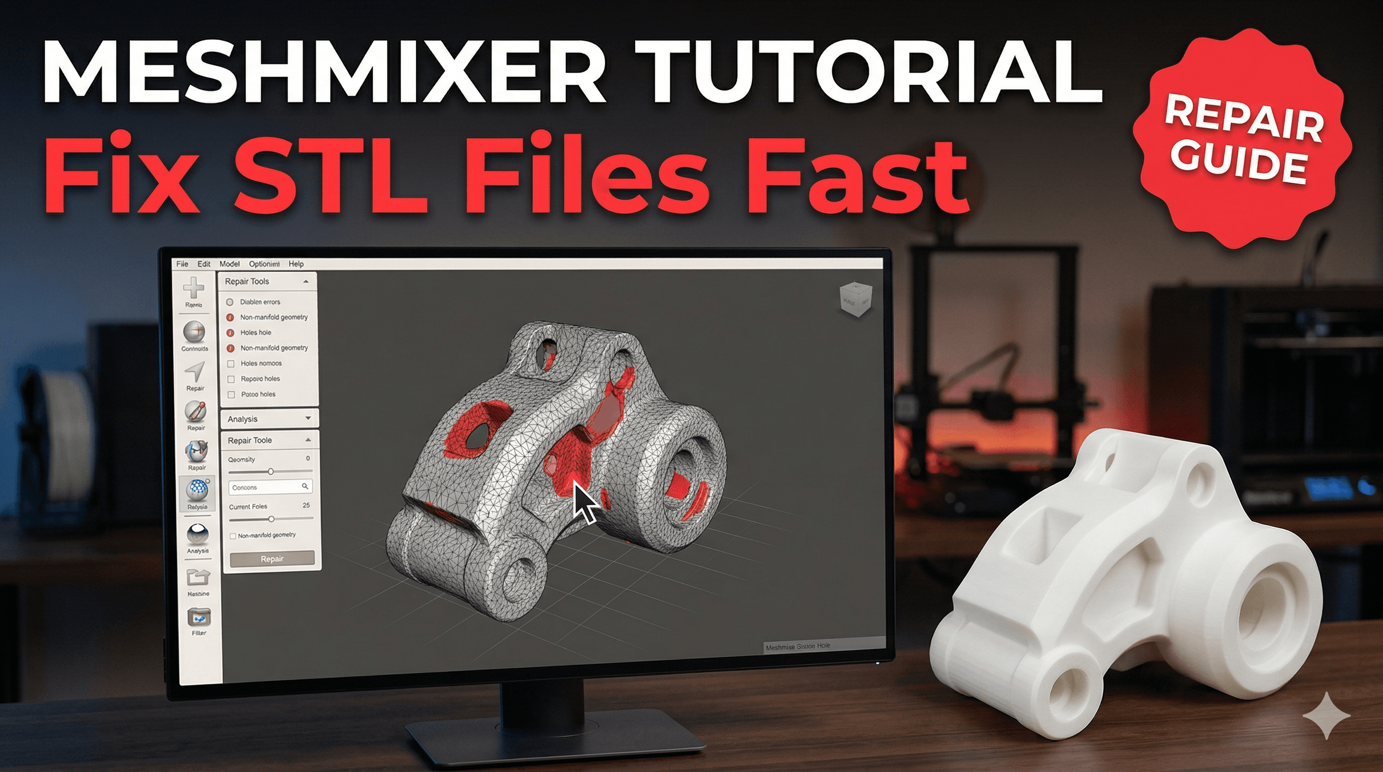 Meshmixer Tutorial: Editing and Repairing STL Files for Better Prints