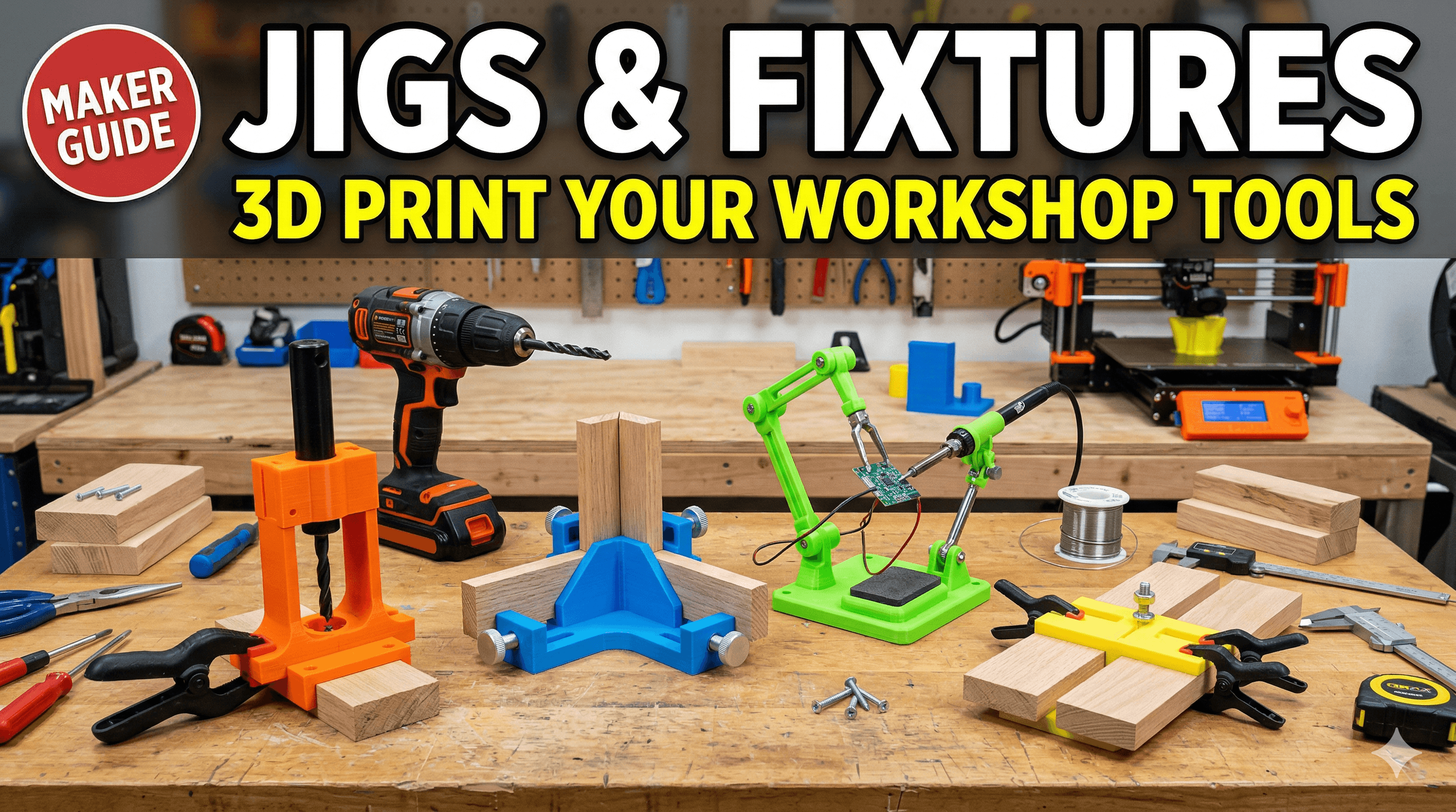 How to Design 3D Printed Jigs and Fixtures for Your Workshop