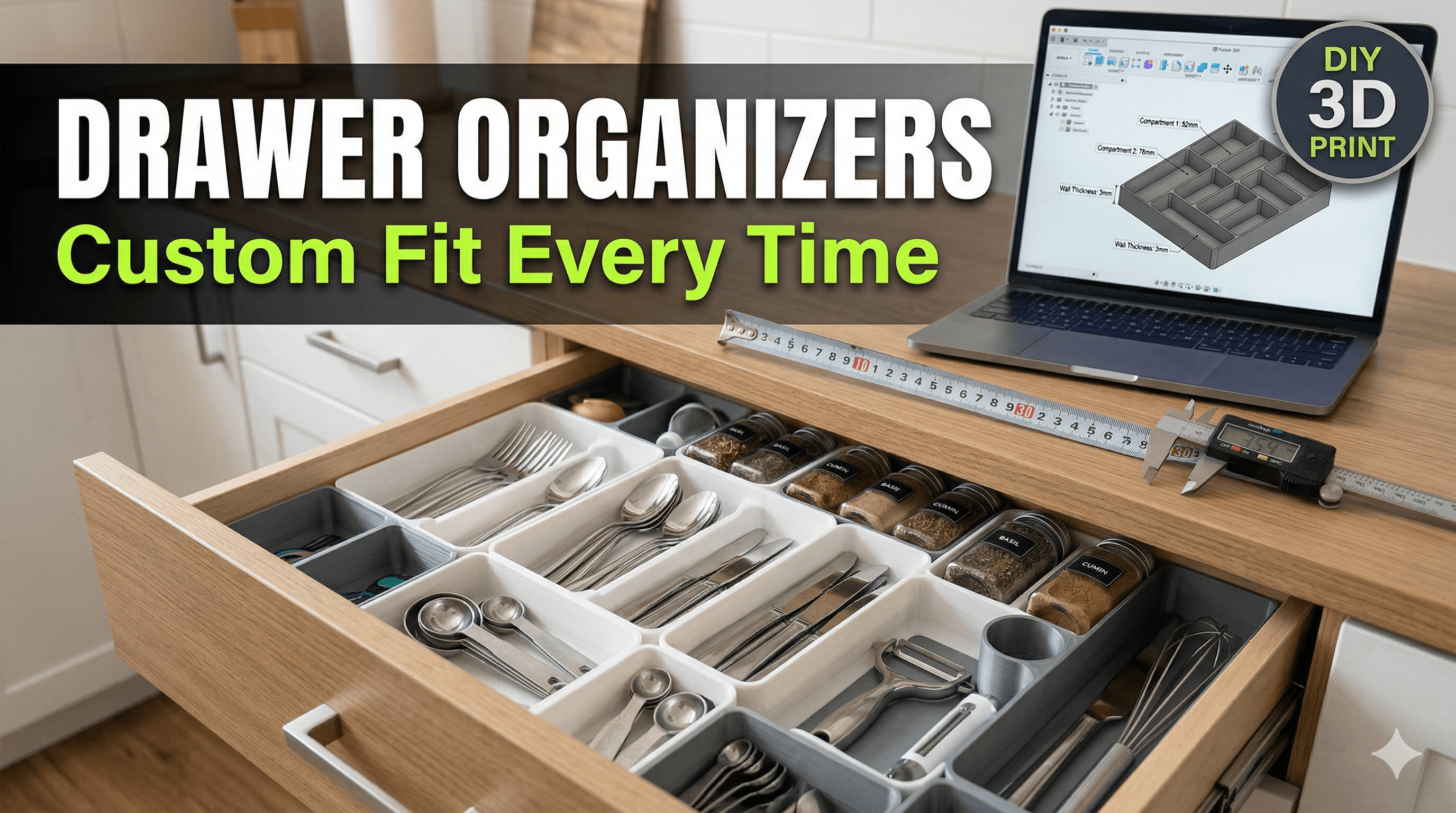 How to Design Custom Drawer Organizers with Exact Measurements