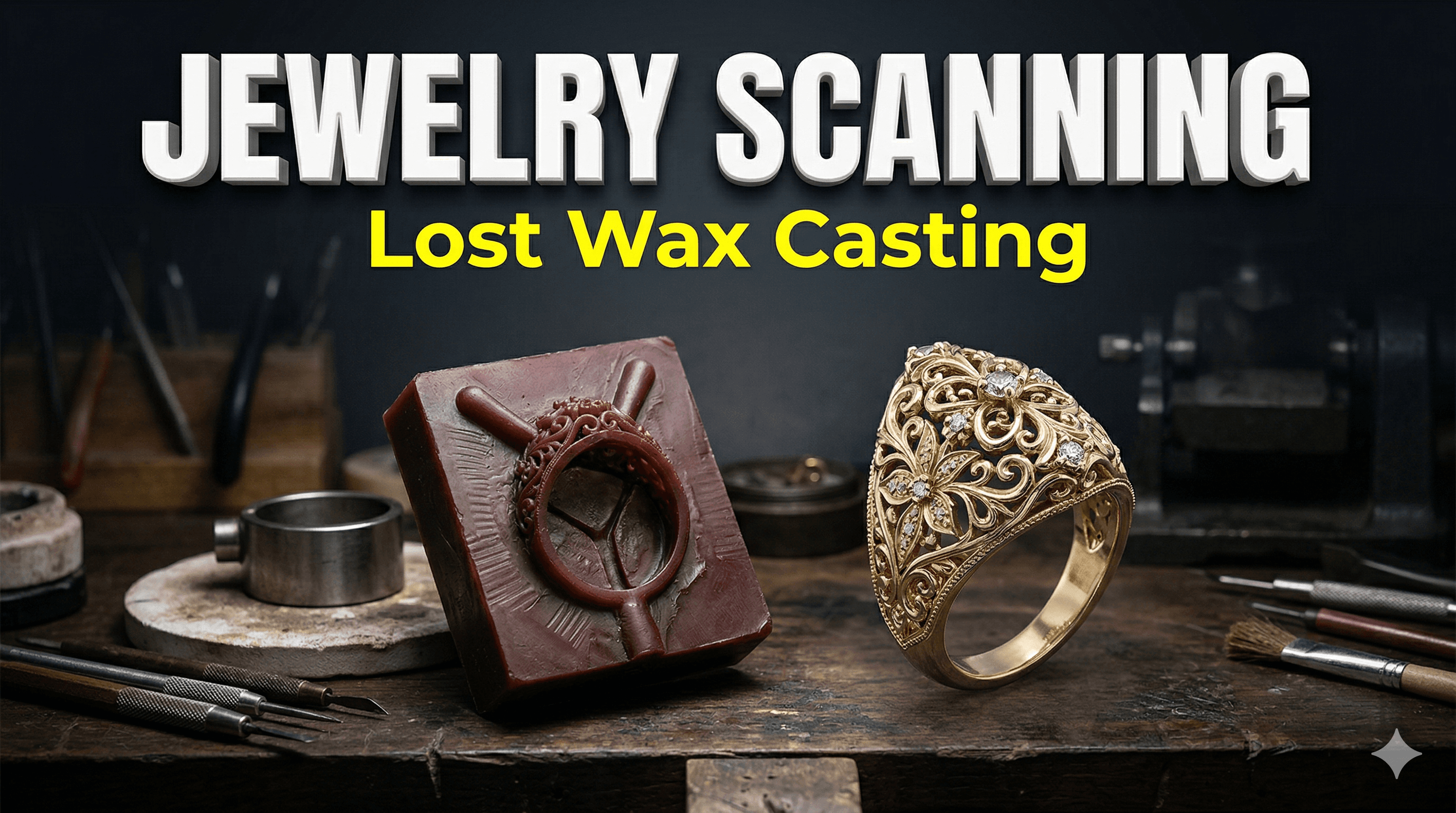 How to Scan and Reproduce Intricate Jewelry Details for Lost Wax Casting