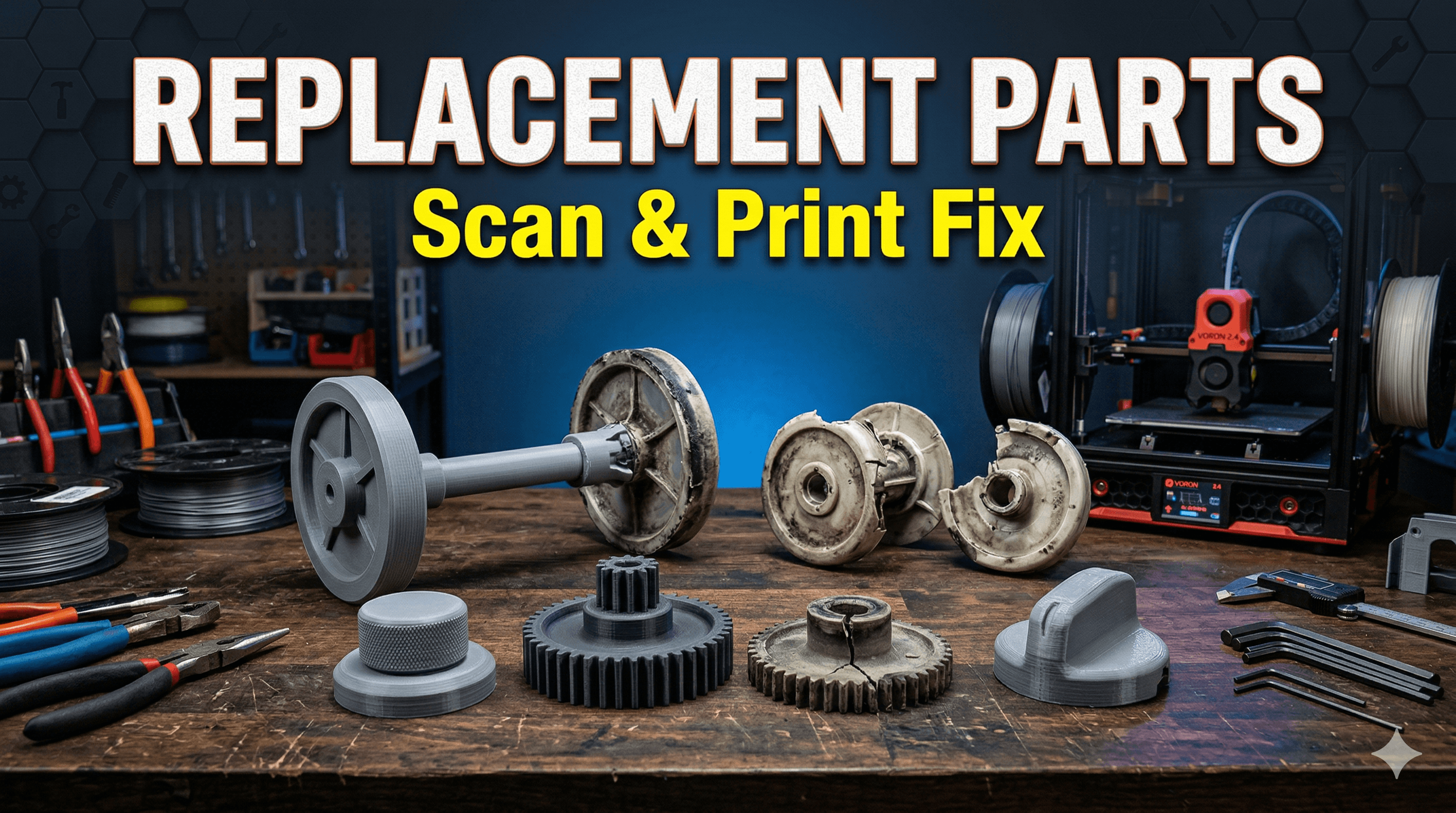 How to Scan and Print Replacement Parts for Home Appliances