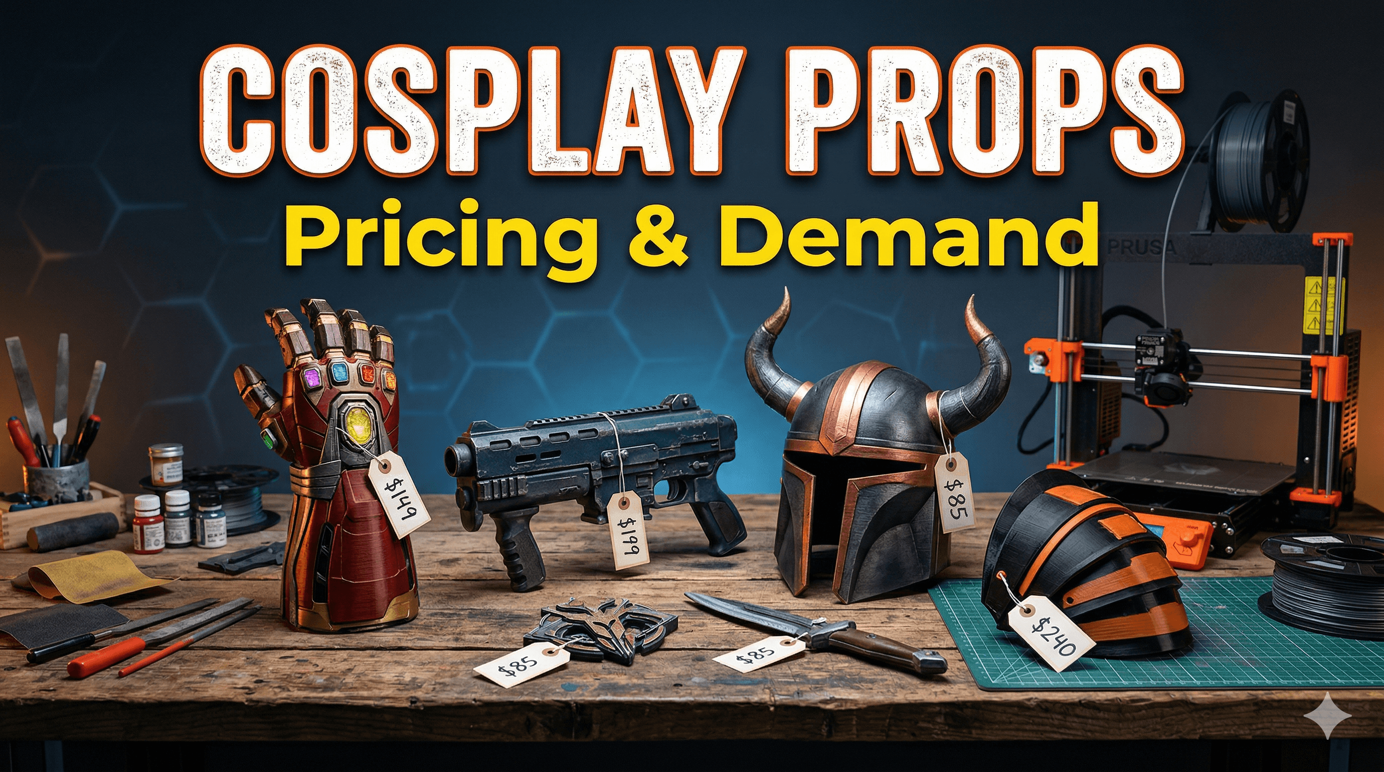 Selling 3D Printed Cosplay Props: Market Demand and Pricing Strategy