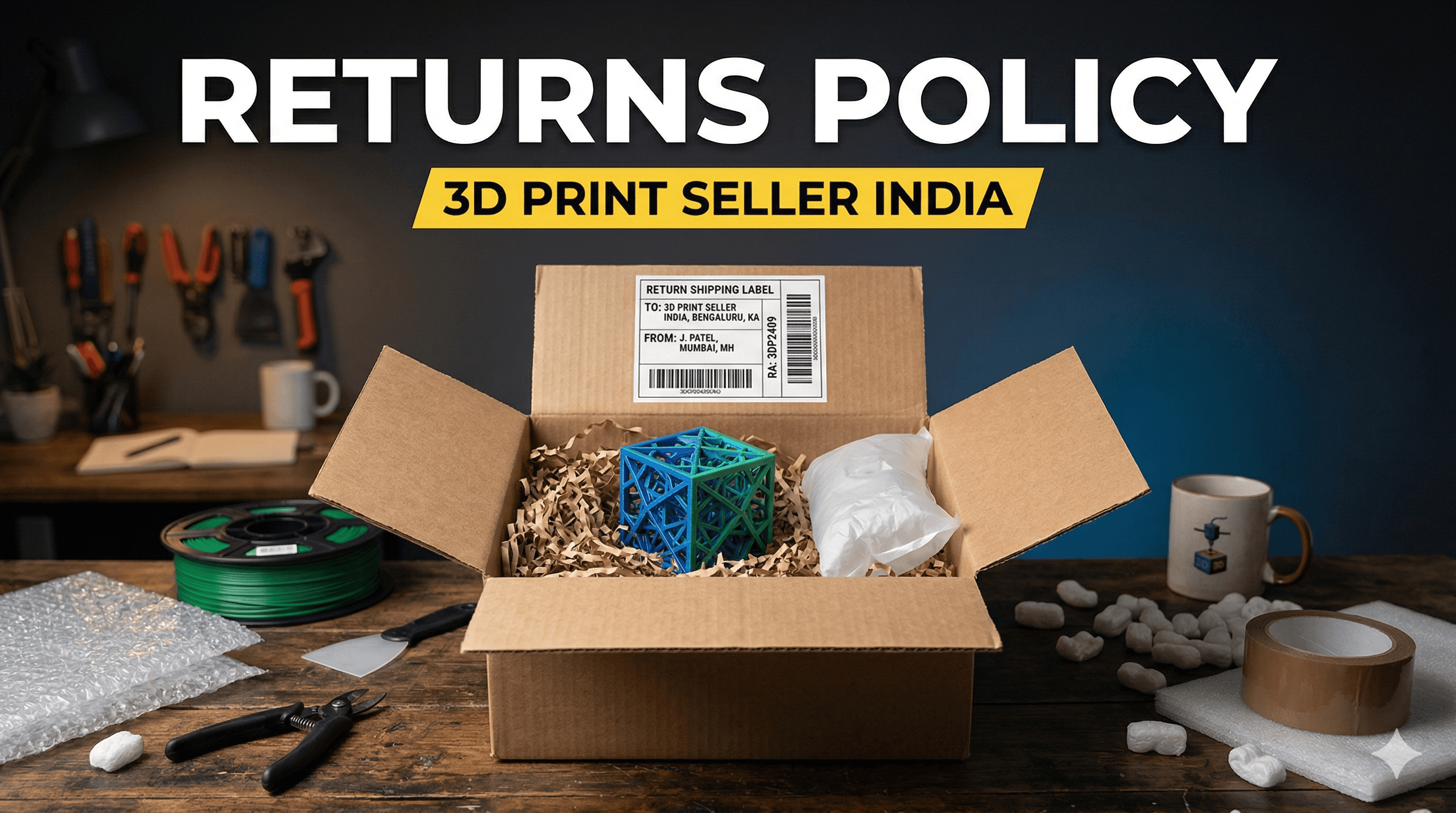 Returns and Refunds for 3D Printed Products in India: Seller's Legal Guide
