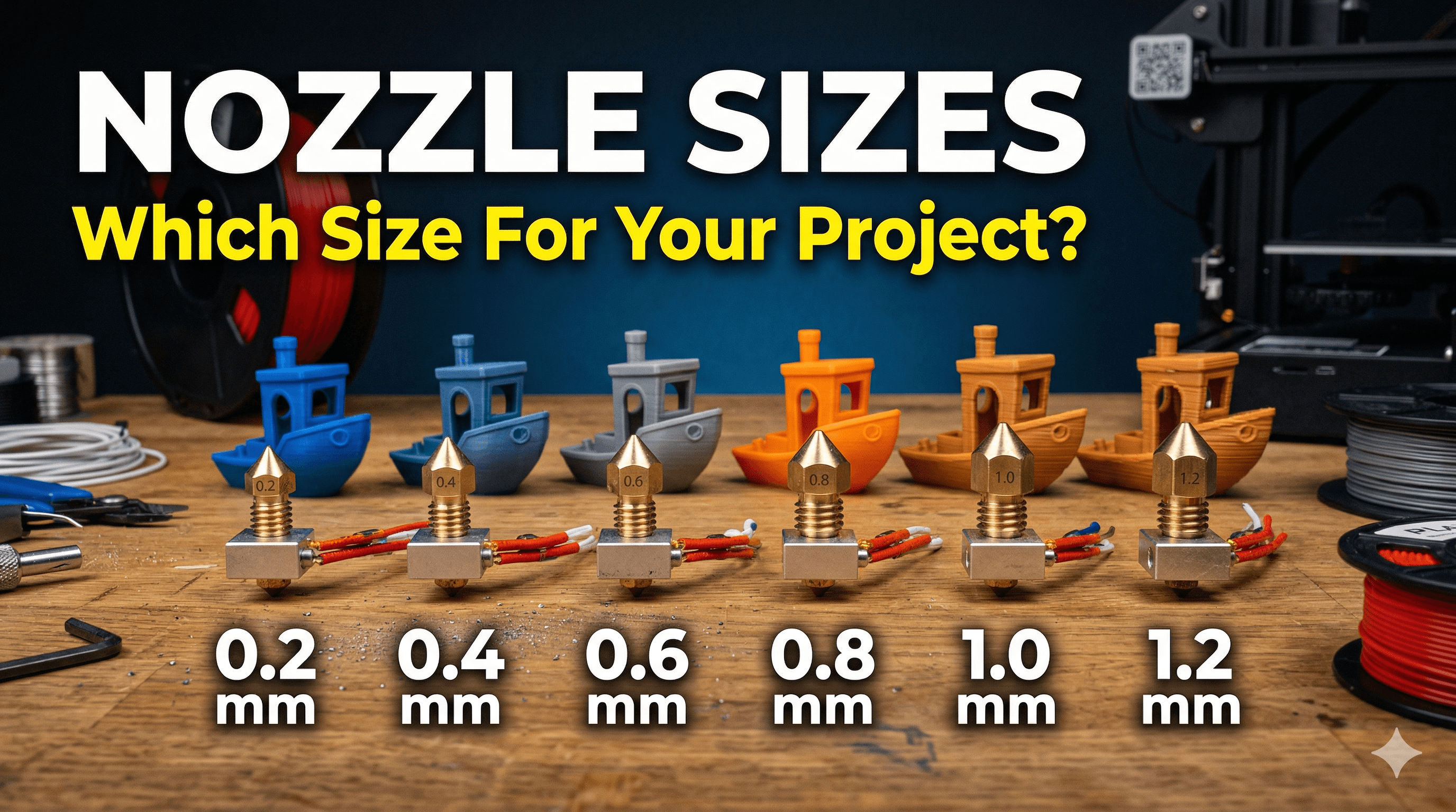 Best Nozzle Sizes for Different 3D Printing Projects Explained