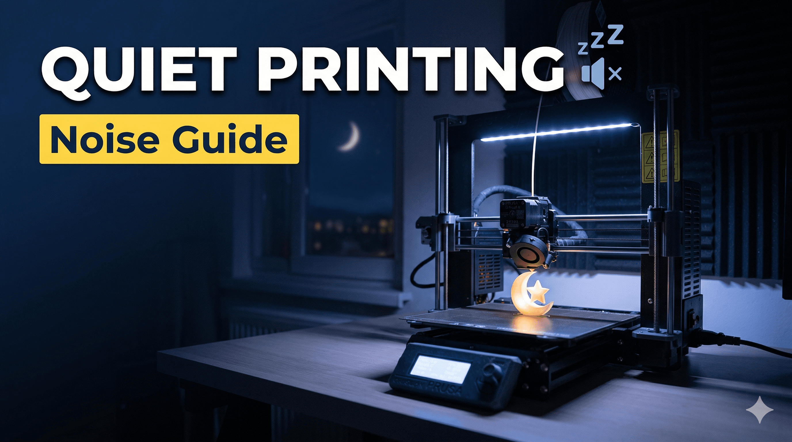 How to Make Your Bambu Lab Printer Quieter: Noise Reduction Guide for Night Printing