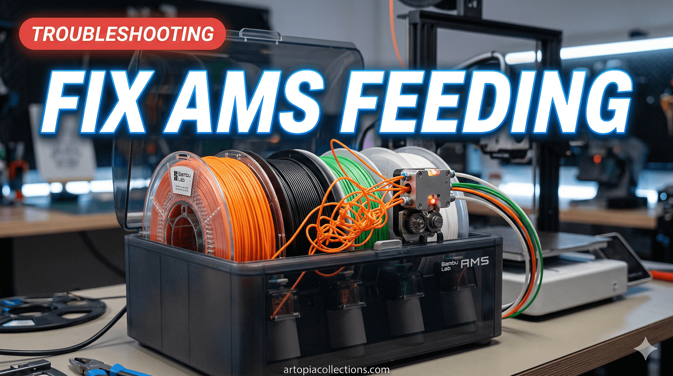 How to Fix Bambu Lab AMS Filament Feeding Issues