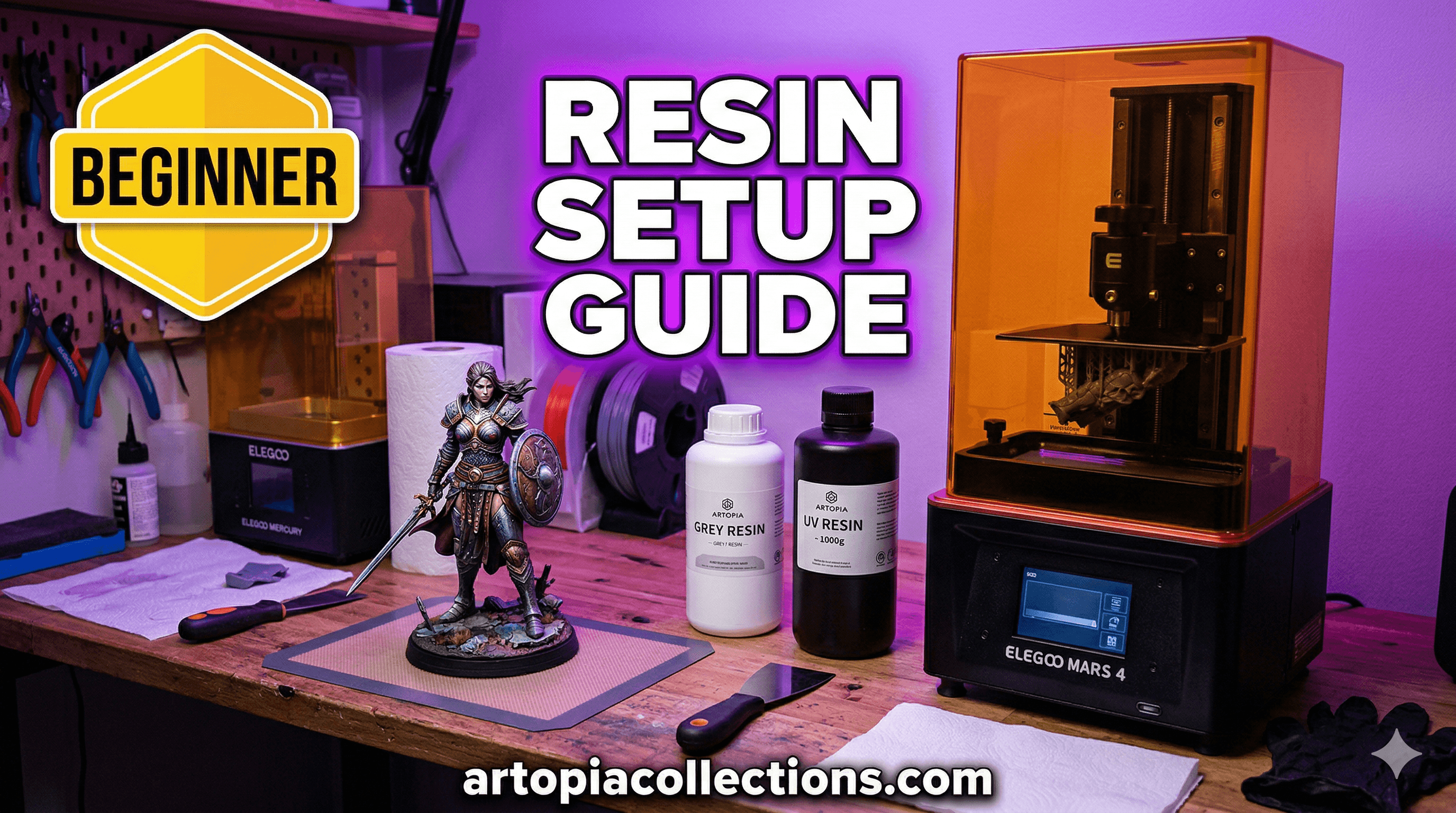 Anycubic Photon Mono M7 Setup Guide for Resin Printing Beginners
