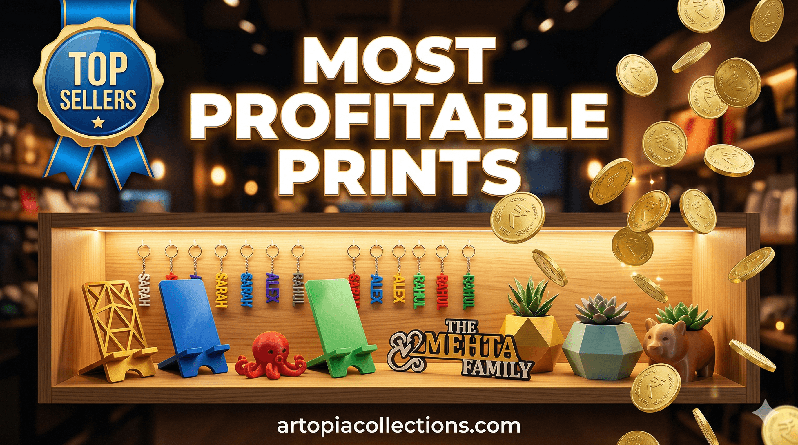 Most Profitable 3D Printed Products to Sell Online in India
