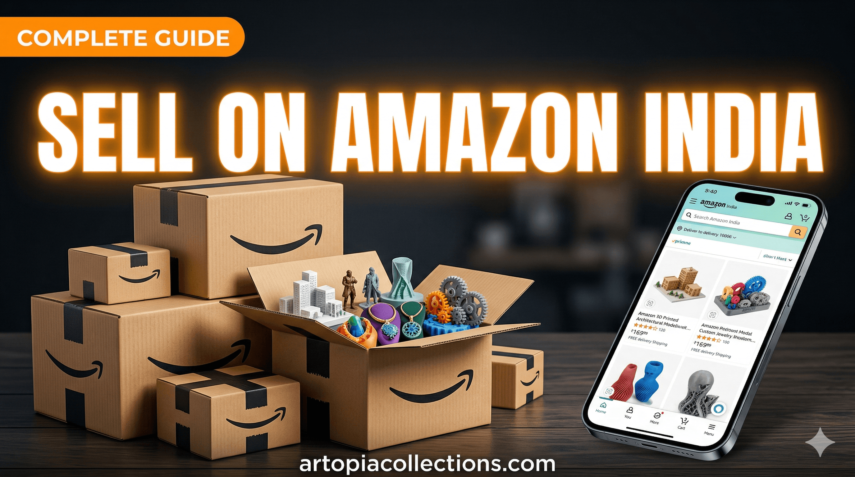 How to Sell 3D Printed Products on Amazon India: Complete Guide