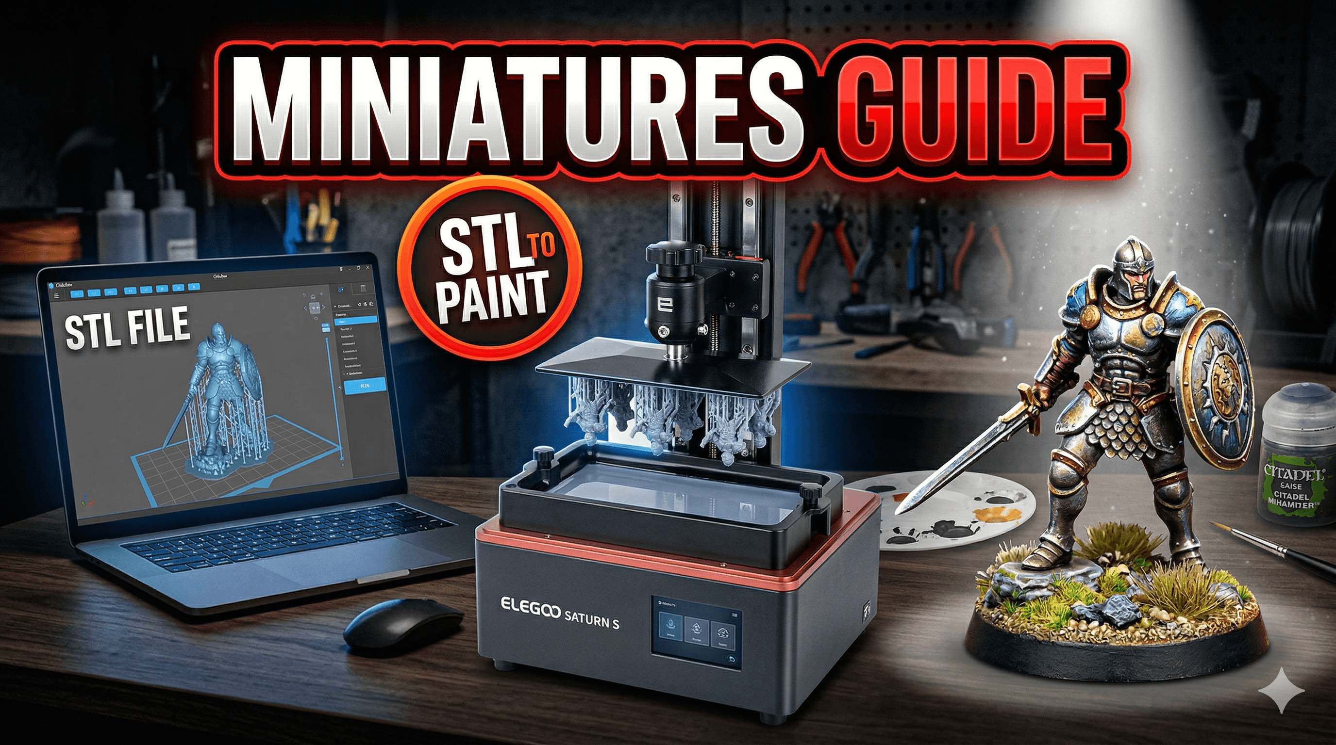 How to 3D Print Miniatures: Complete Guide from STL to Painted Model