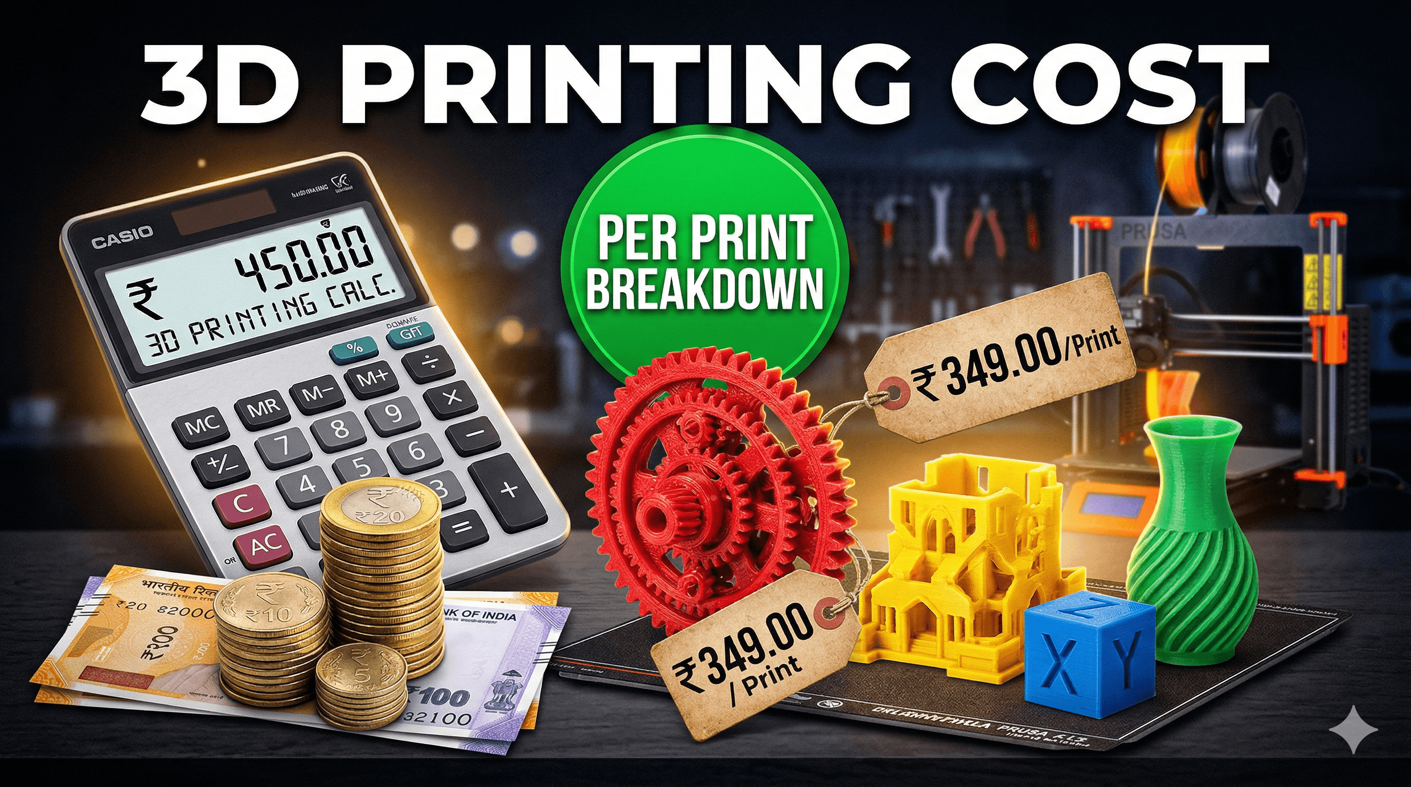 How Much Does 3D Printing Really Cost Per Print?
