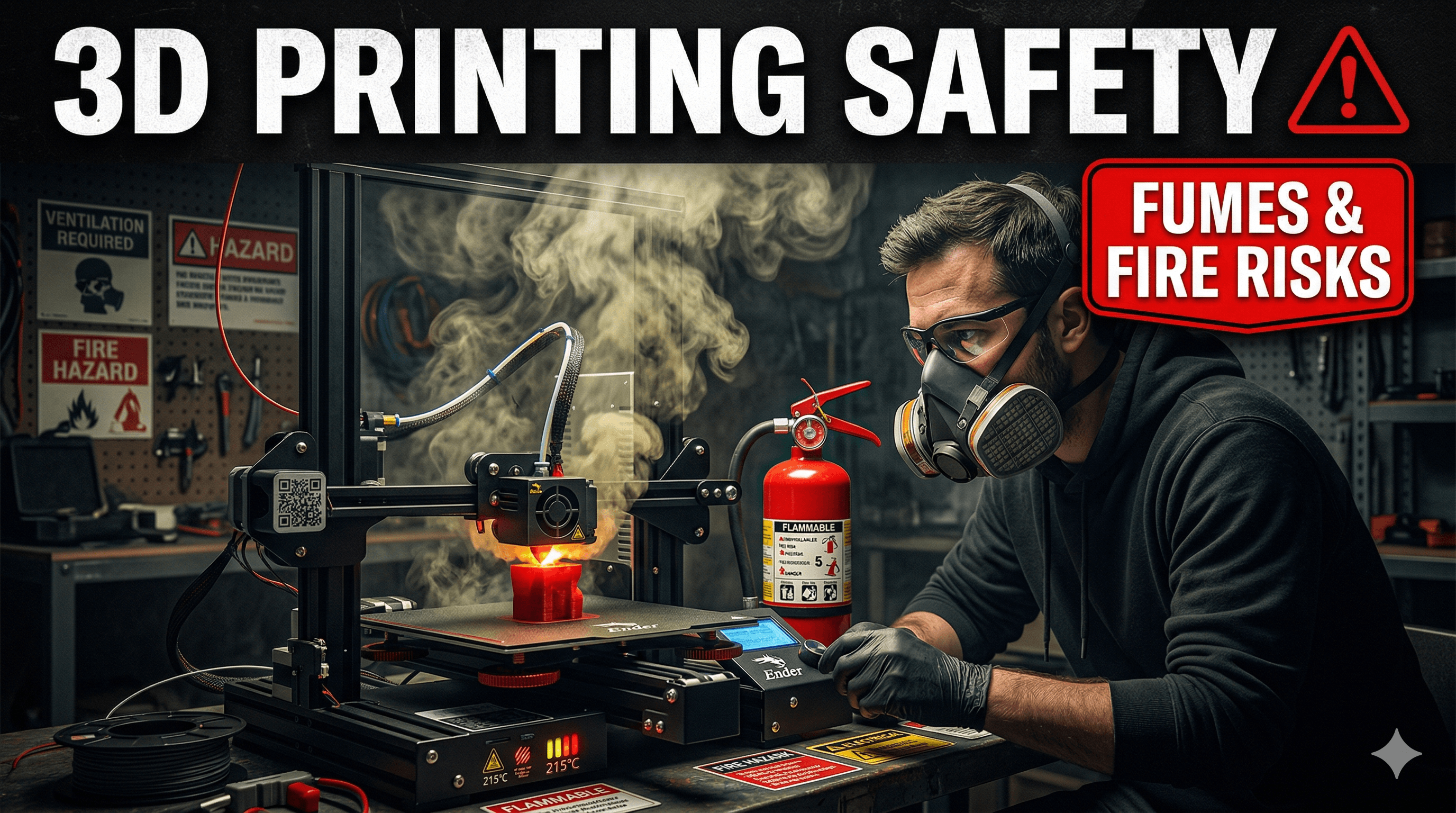 3D Printing Safety: Fumes, Fire Risks, and How to Stay Safe