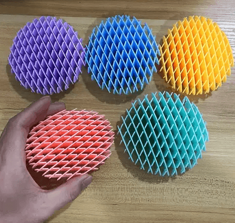 Fidget Morf Worm - 3D Printed Sensory Toy - Image 1