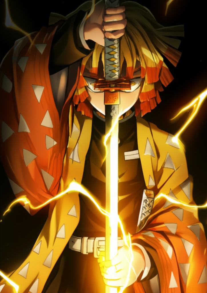 Demon Slayer Tanjiro Kamado Premium Anime Poster | 300 GSM A4 | 350 GSM 12x18