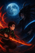 Tanjiro vs Kokushibo Premium Anime Poster | 300 GSM A4 | 350 GSM 12x18
