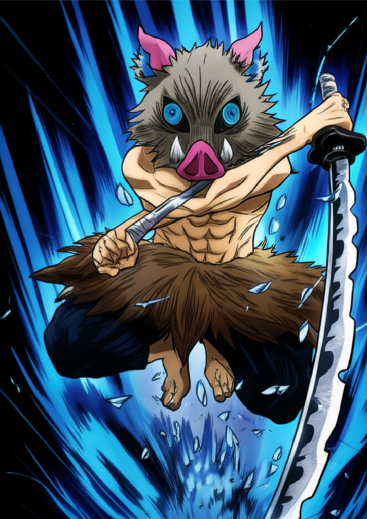 The Seven Deadly Sins Boar Hat Charge Premium Anime Poster | 300 GSM A4 | 350 GSM 12x18